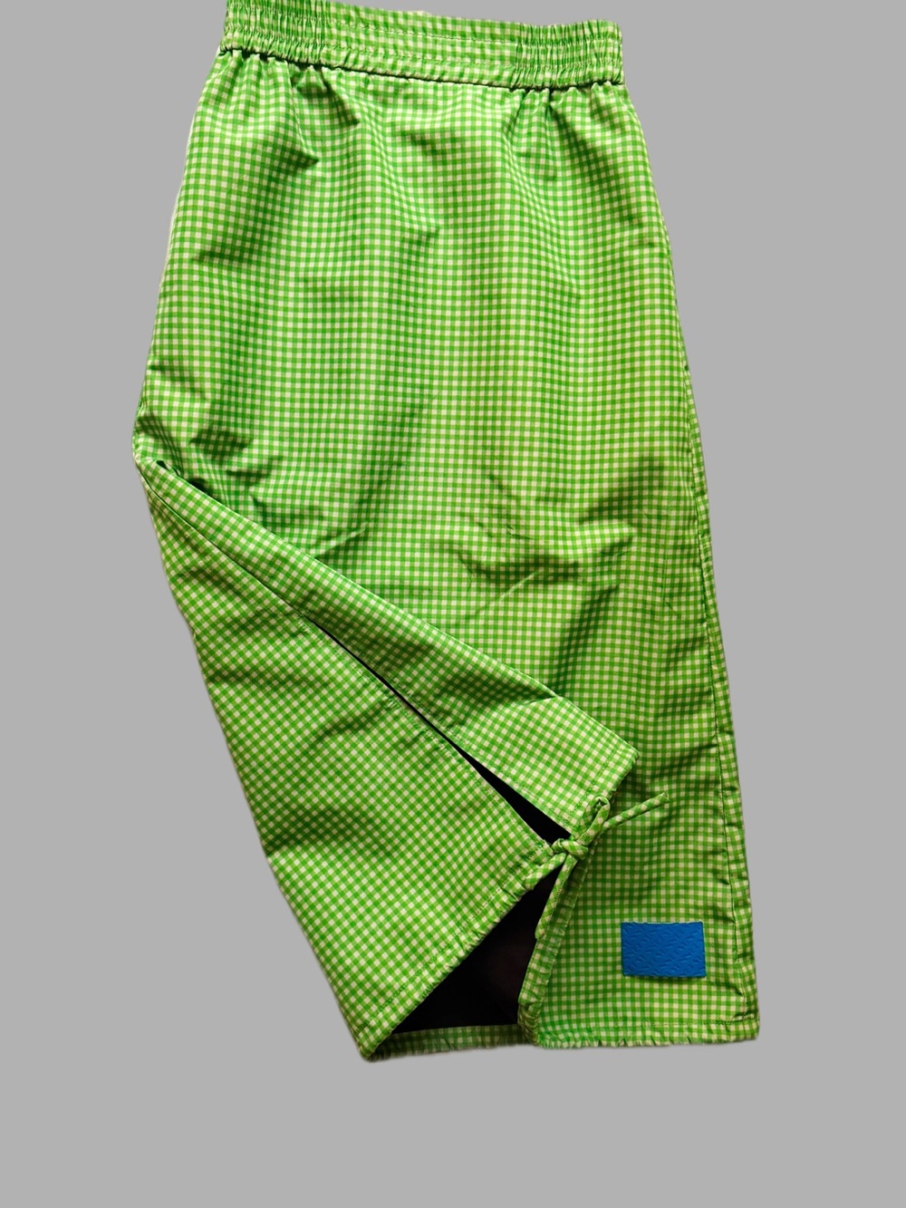 SUNNEI Lime Checkered midi skirt size S/M made in Italy